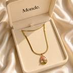 Elegant Pearl Charm Necklace
