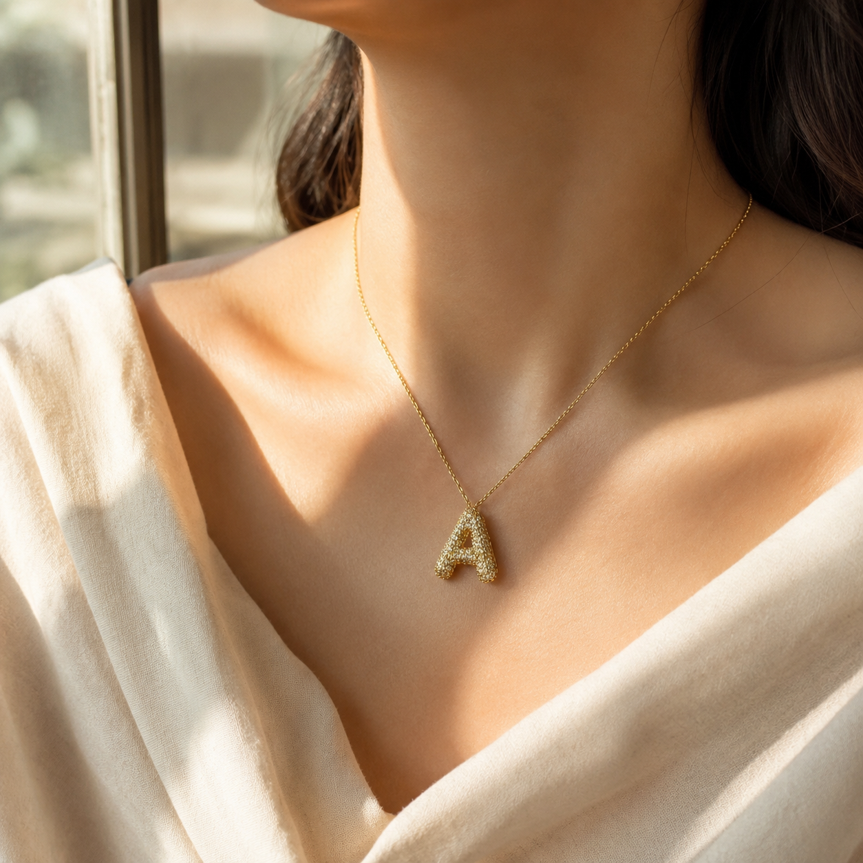 Initial Charm Necklace