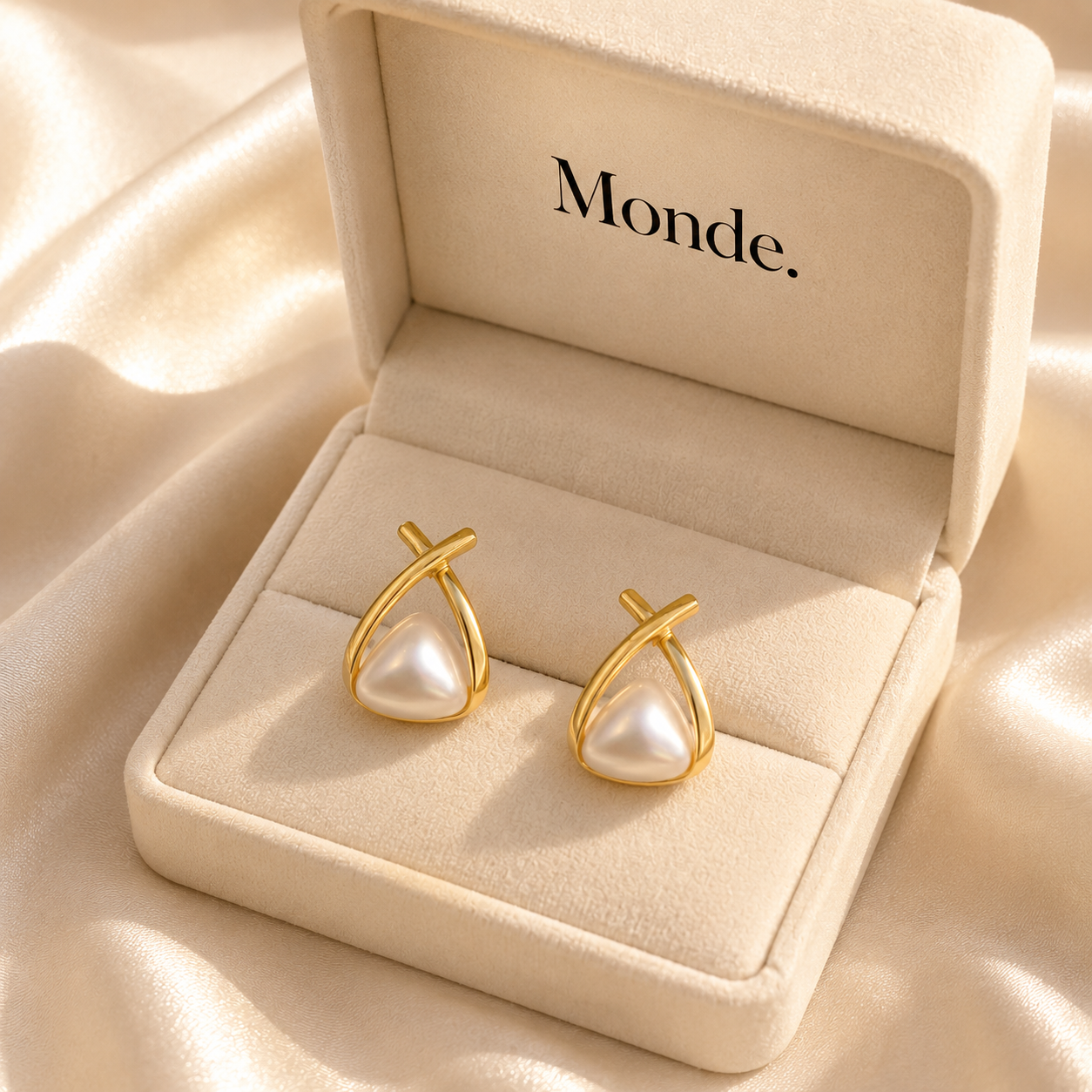 Pearl Stud Earrings