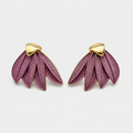 Korean Leaf Stud Earrings