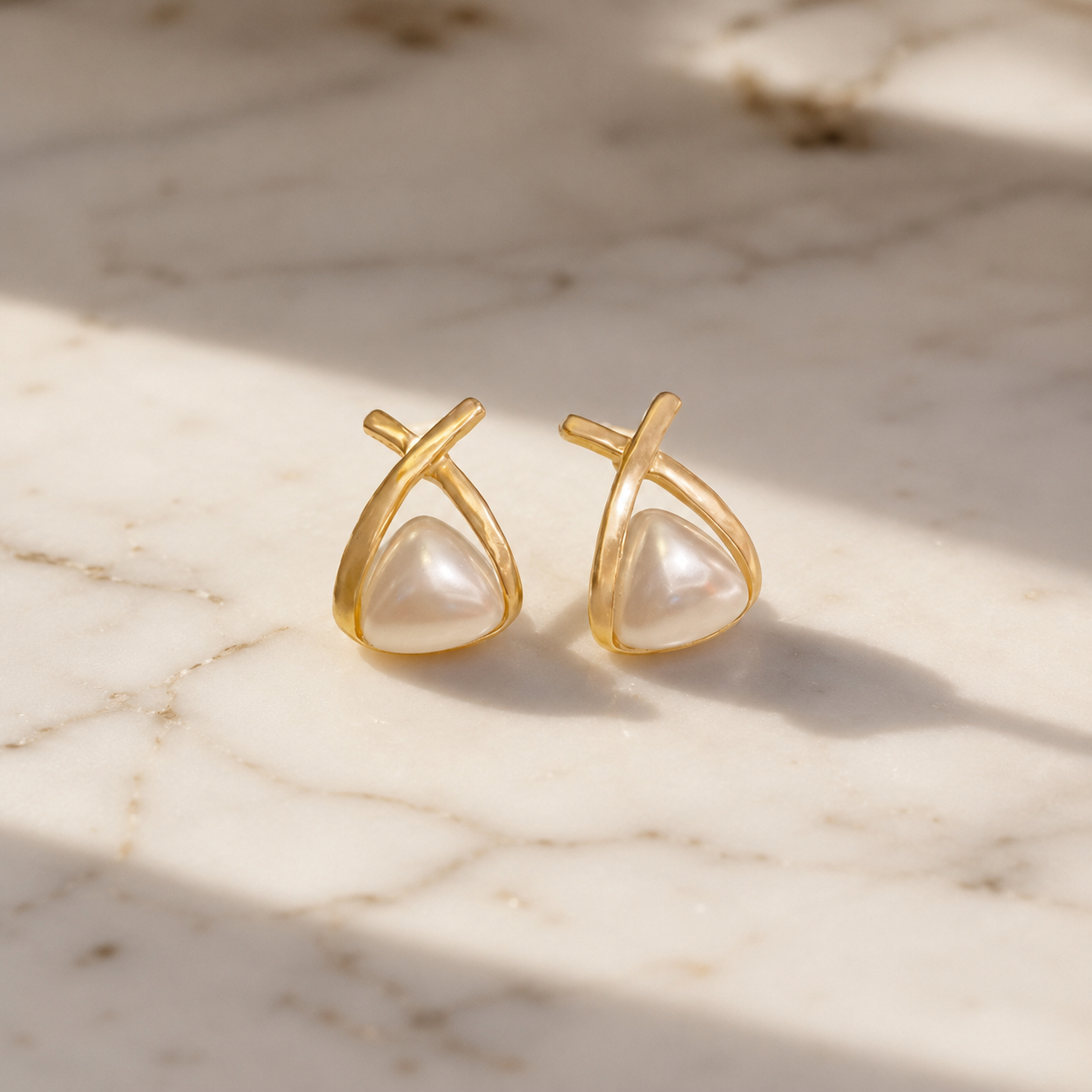 Pearl Stud Earrings