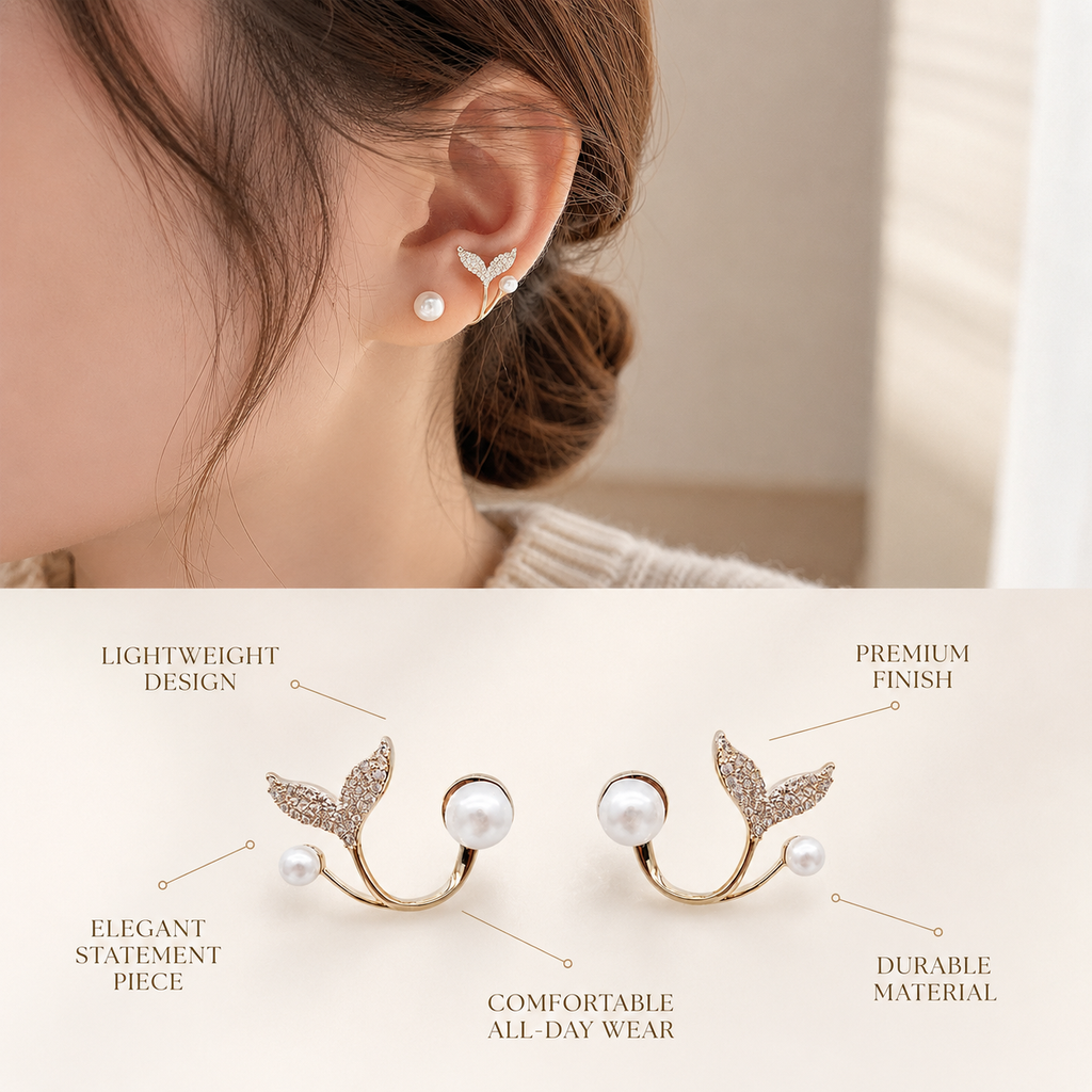 Butterfly Ear Cuff Earrings