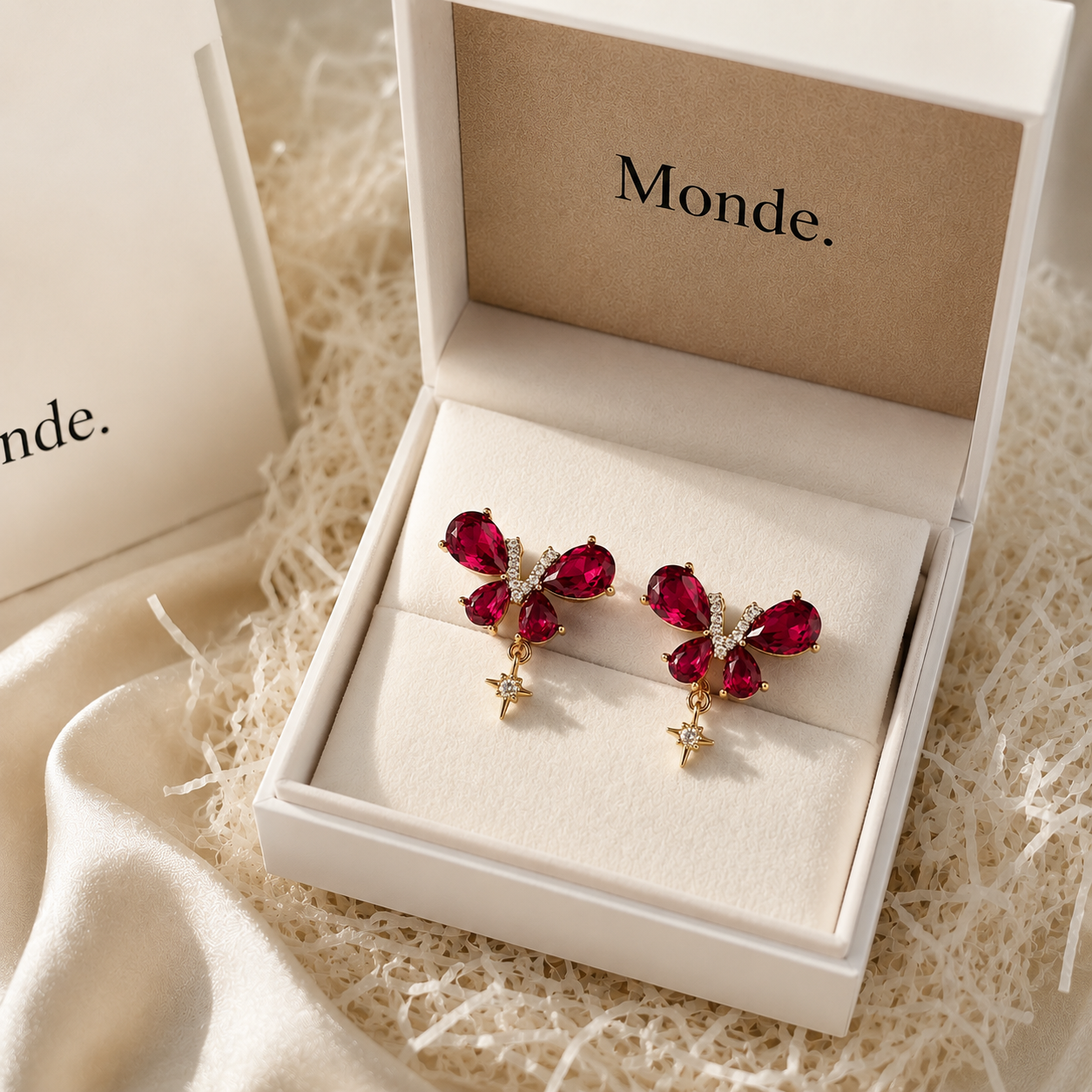 Butterfly Stone Earrings