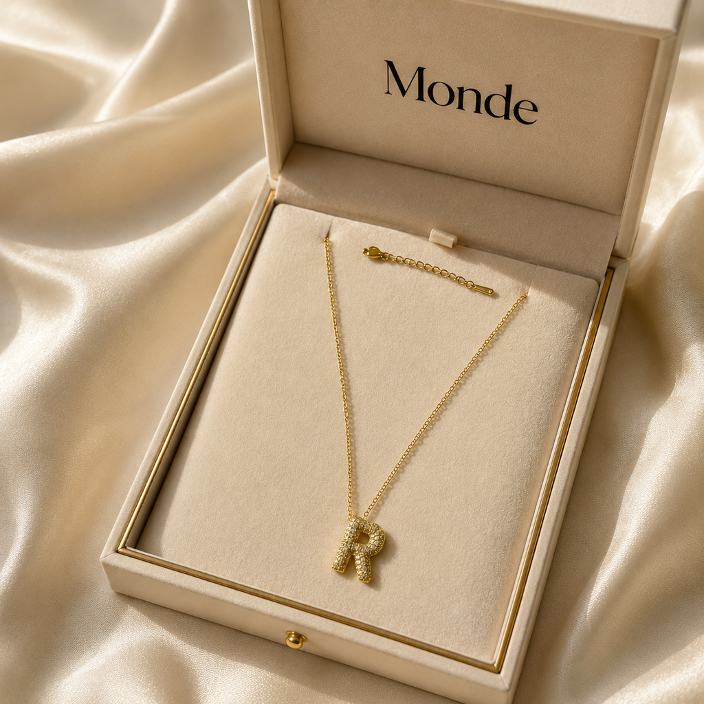 Initial R Necklace