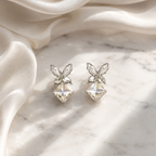 Crystal Butterfly Earrings