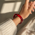 Premium Ruby Red Resin Bangle