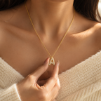 Initial Charm Necklace