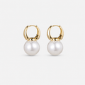Minimal Pearl Earrings