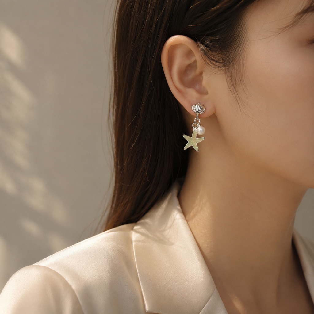 Shell Stud Earrings