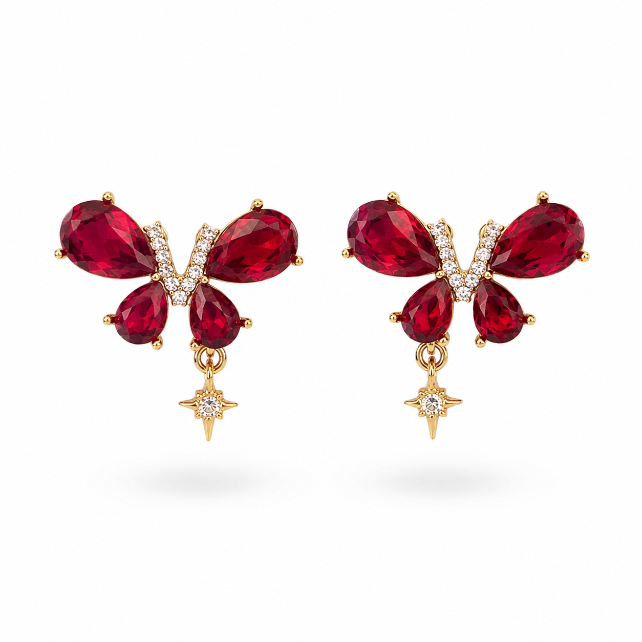 Butterfly Stone Earrings