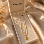 Women's Pearl Charm Necklace