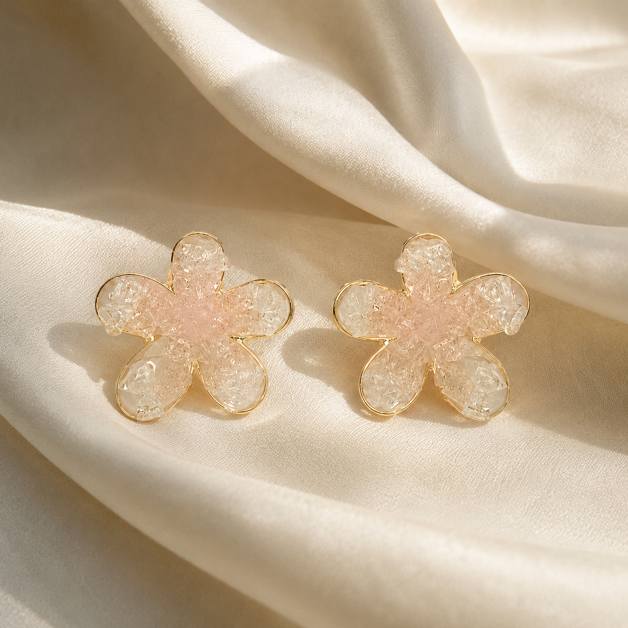 Elegant Flower Studs
