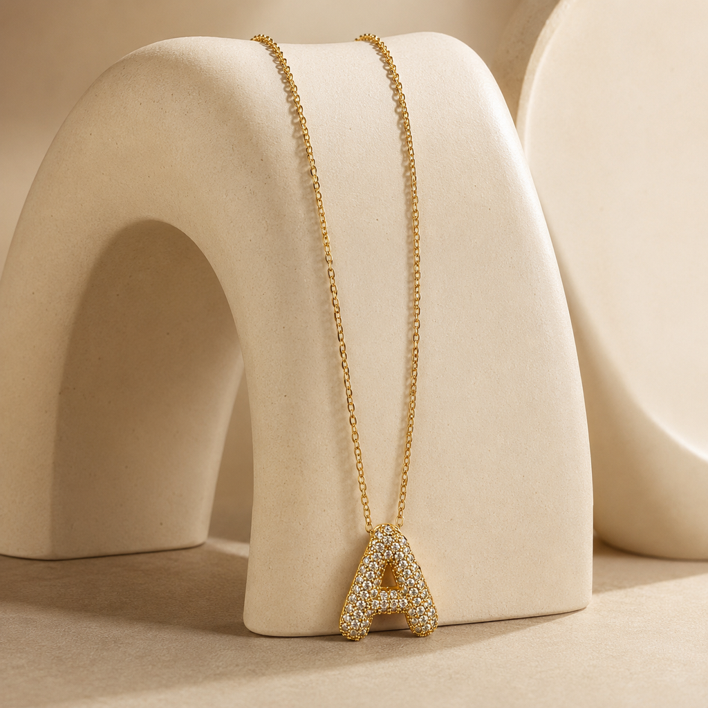 Initial Charm Necklace