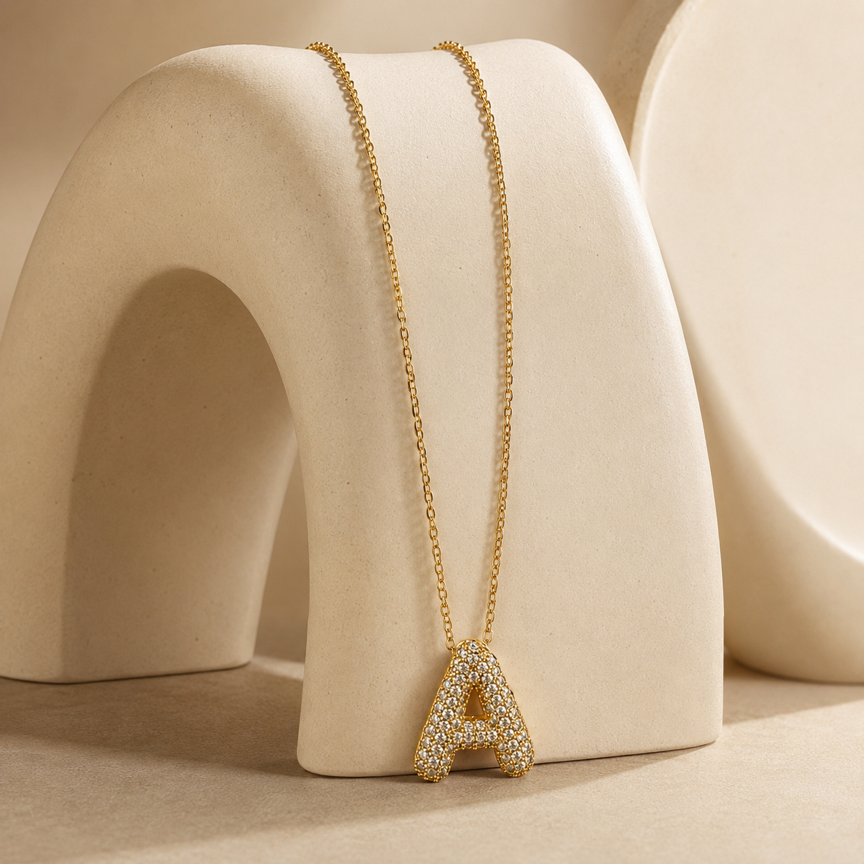 Initial Charm Necklace