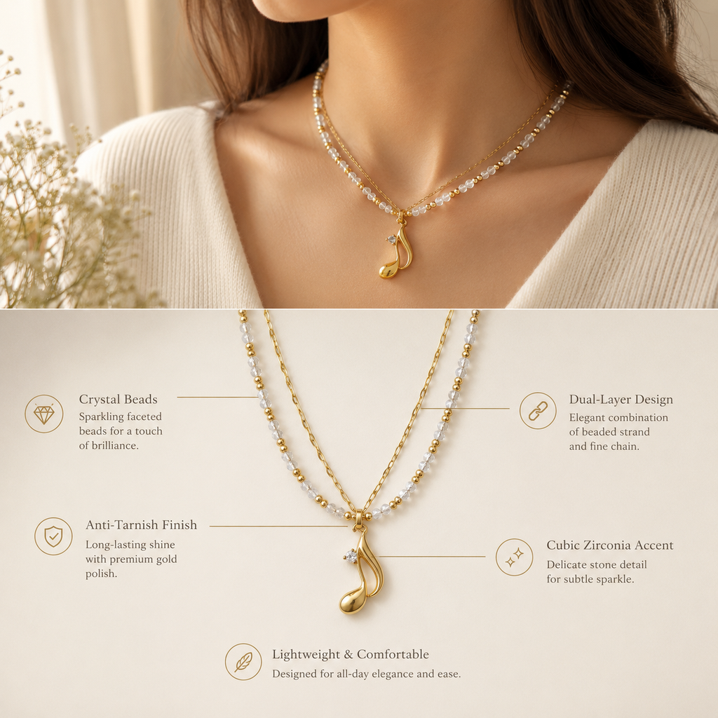 Women's Pearl Charm Necklace