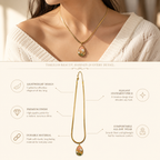 Elegant Pearl Charm Necklace