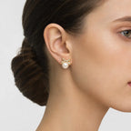Pearl Étoile Anti-Tarnish Bow Earrings