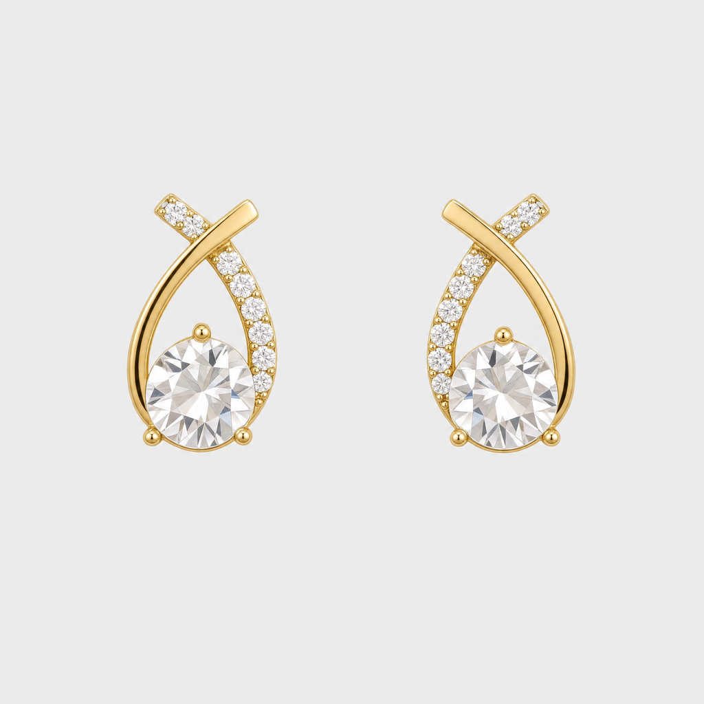 Étoile Anti-Tarnish Crystal Drop Earrings