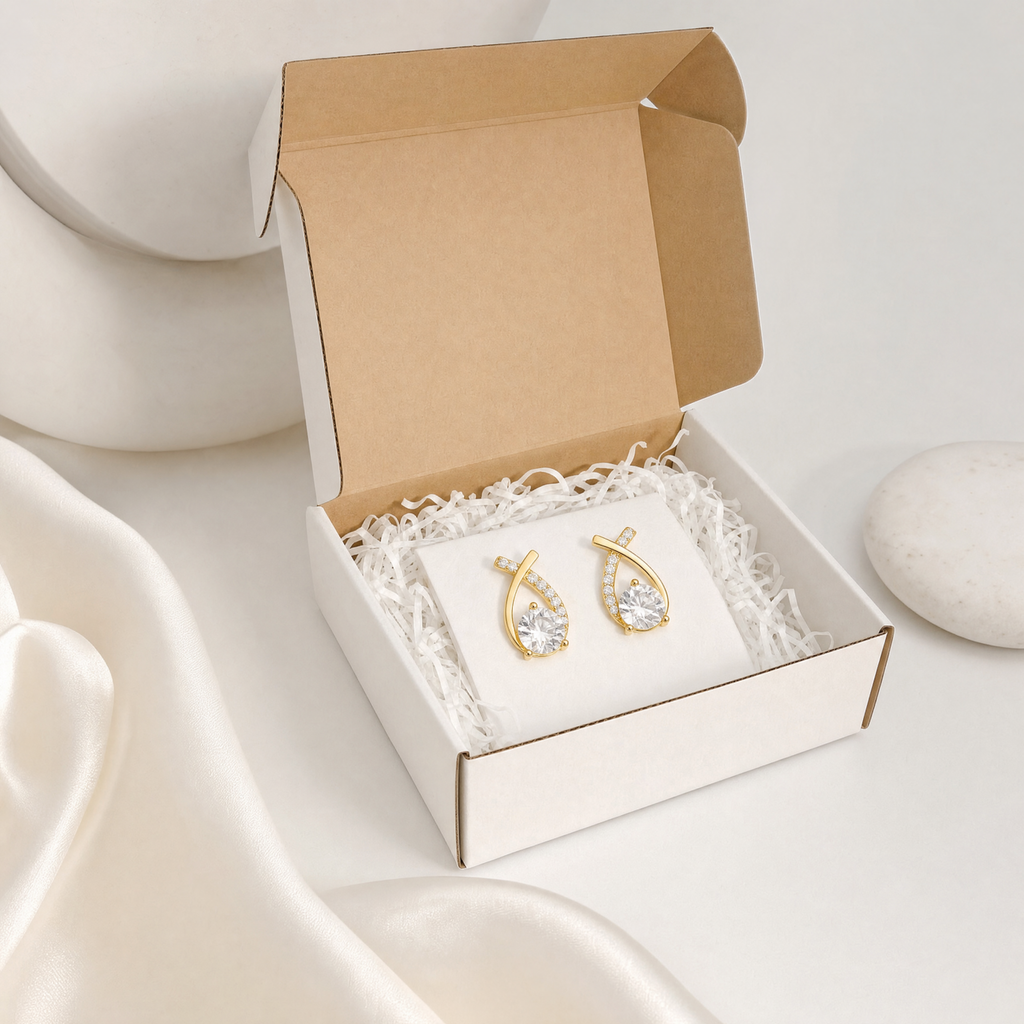 Étoile Anti-Tarnish Crystal Drop Earrings