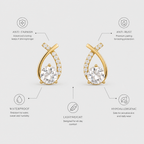 Étoile Anti-Tarnish Crystal Drop Earrings
