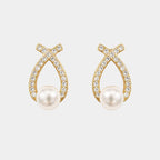Eleganza Anti-Tarnish Pearl Drop Earrings