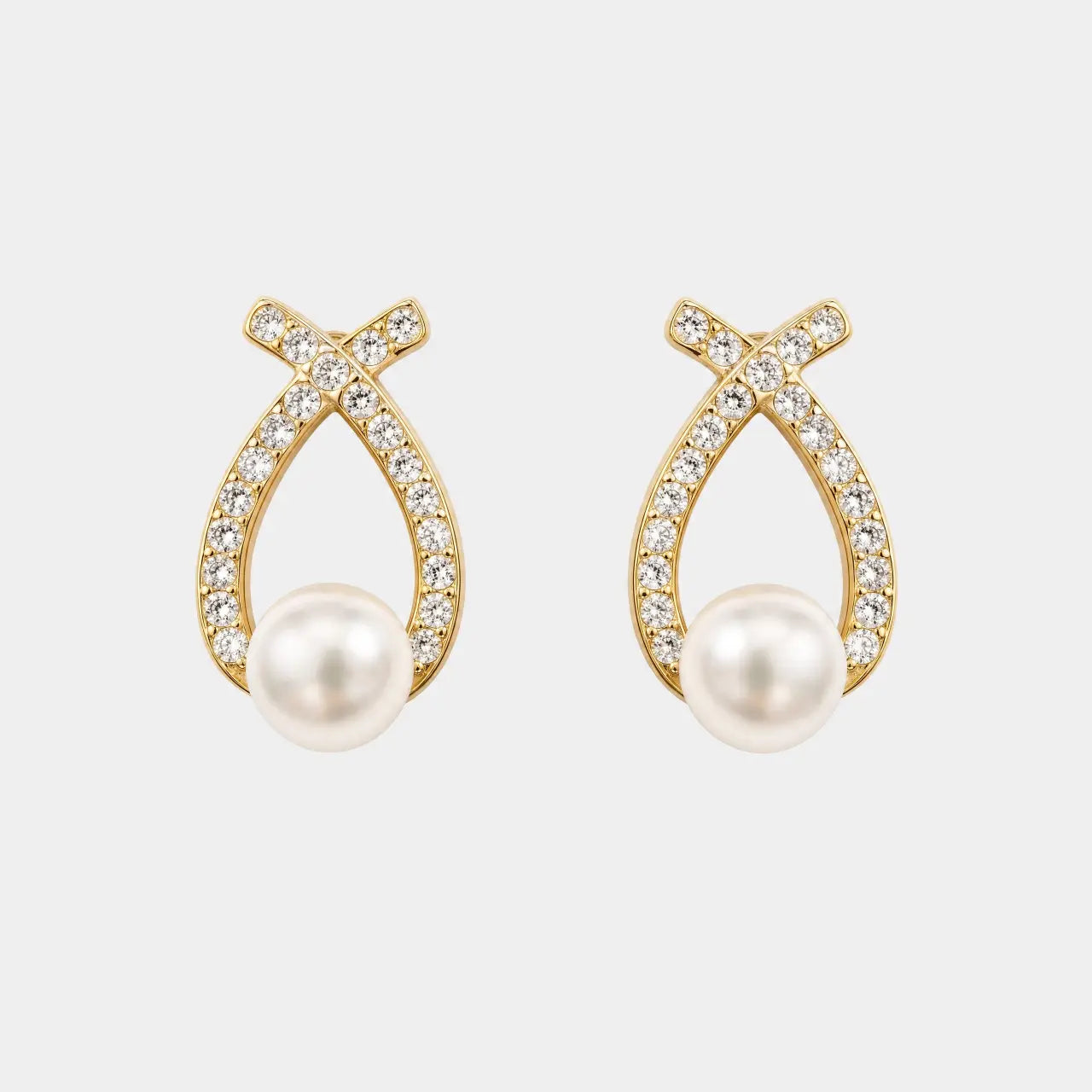 Eleganza Anti-Tarnish Pearl Drop Earrings