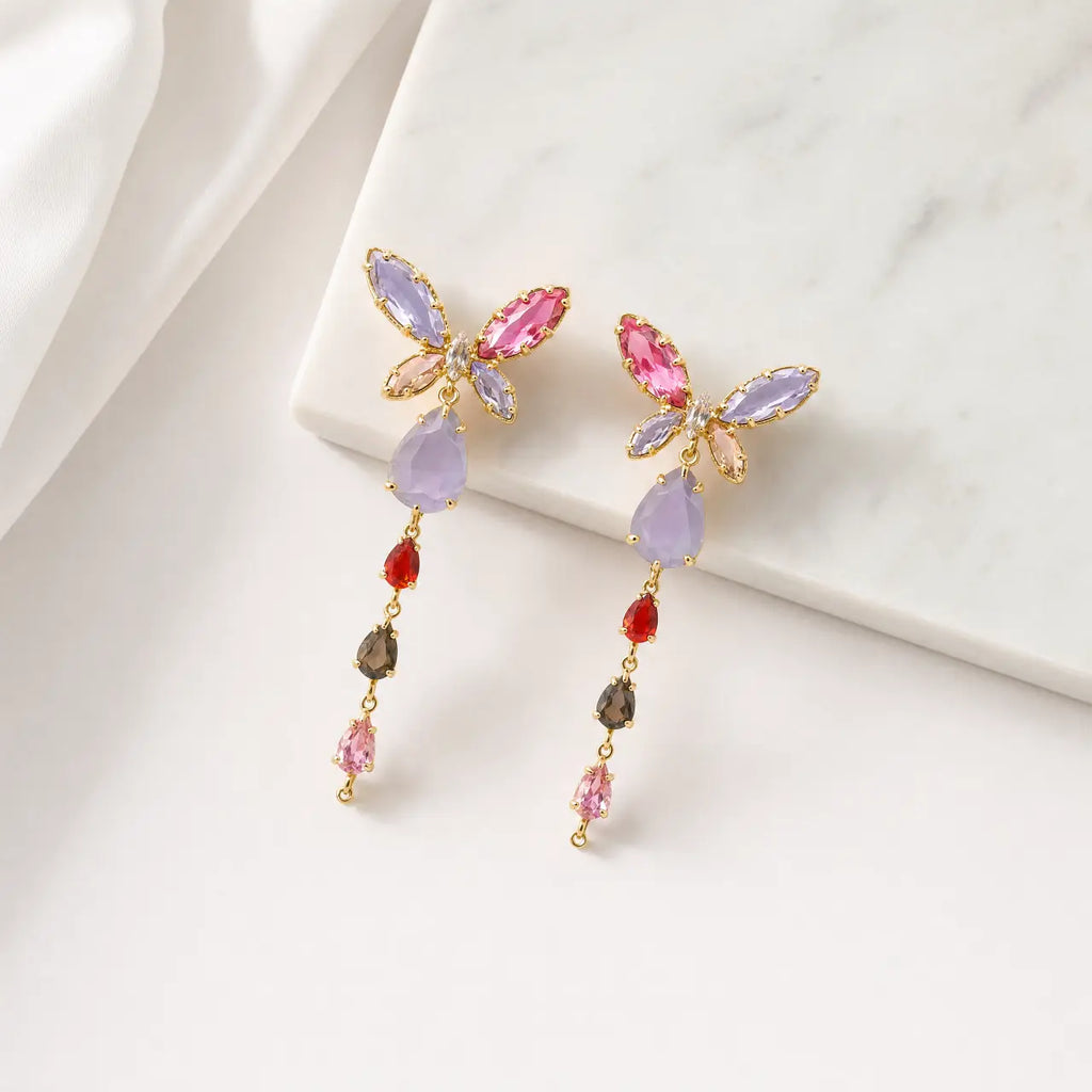 Flutter Luxe Drop Earrings