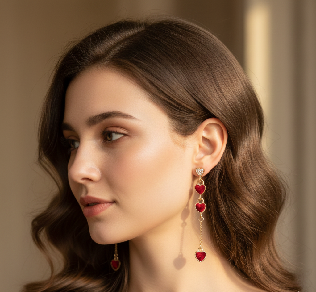 Korean Designer 3-Pair Earrings Combo for Women & Girls | Party Wear