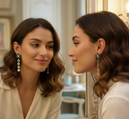 Korean Designer 3-Pair Earrings Combo for Women & Girls | Party Wear