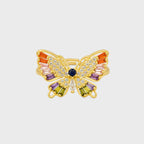 Crystal Butterfly Ring