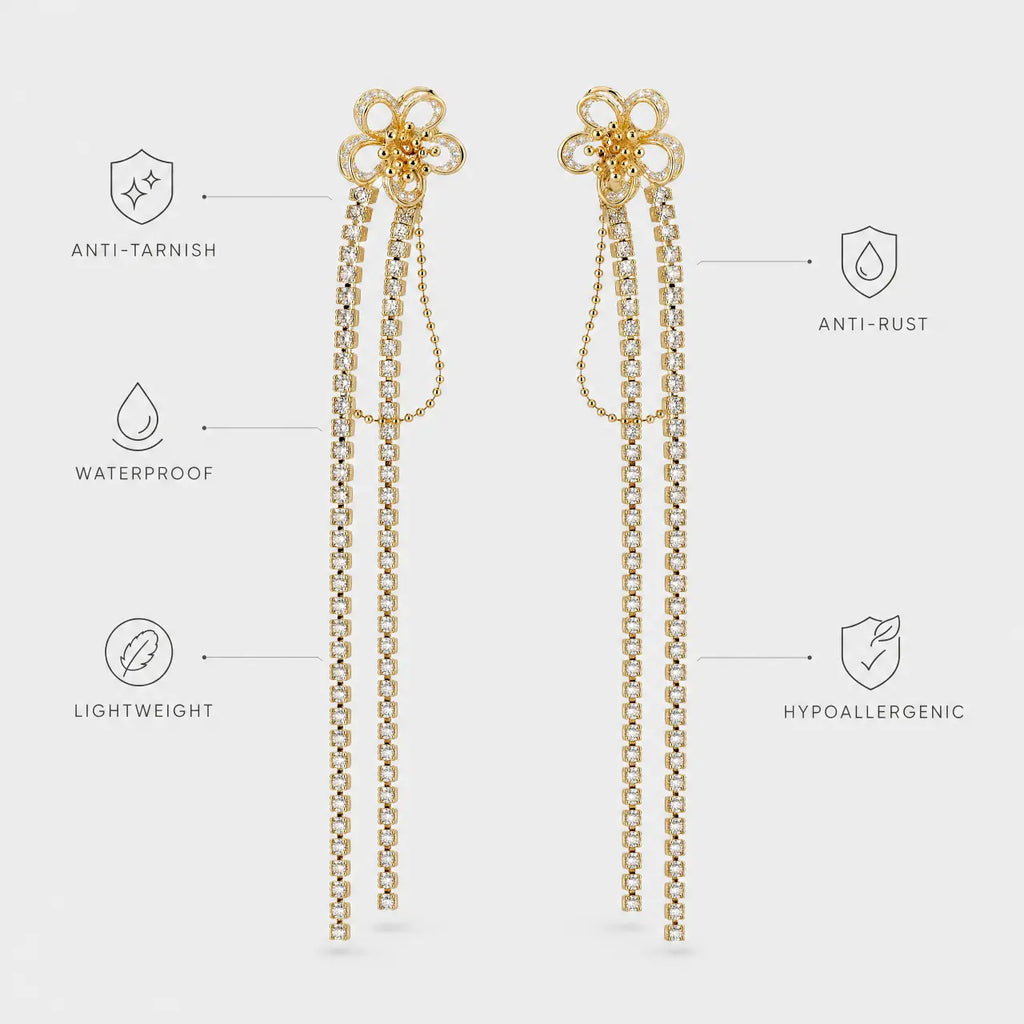 Daisy Luxe Tassel Earrings