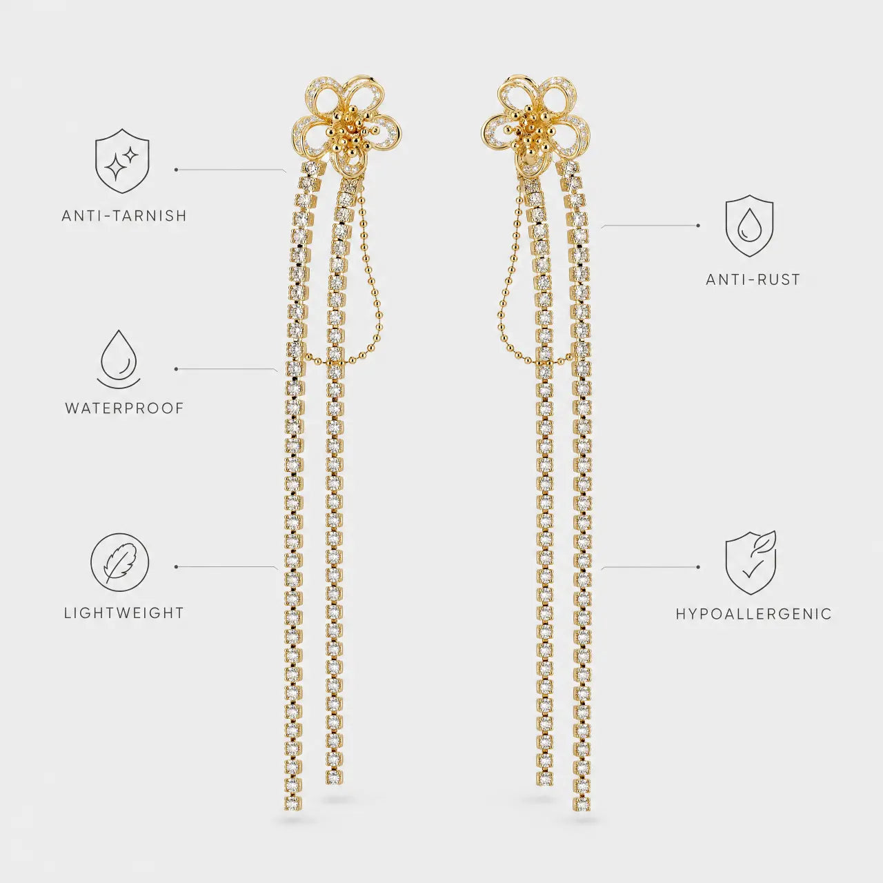 Daisy Luxe Tassel Earrings