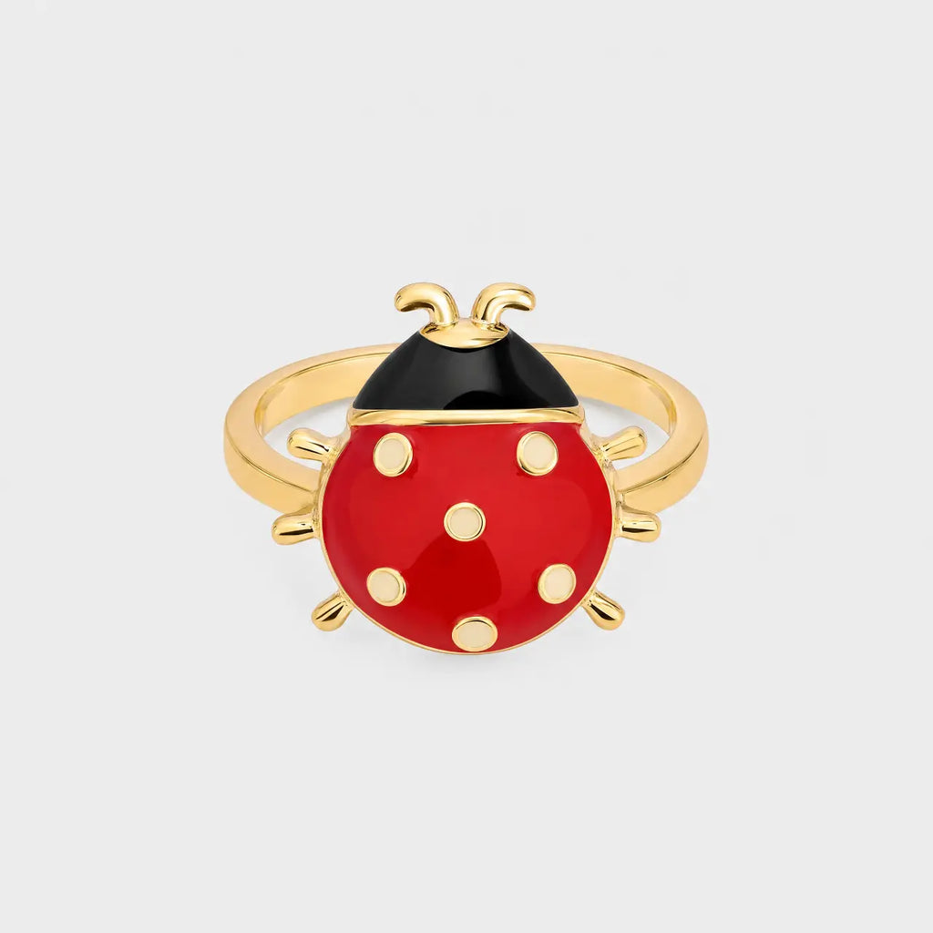 Ladybug Adjustable Ring