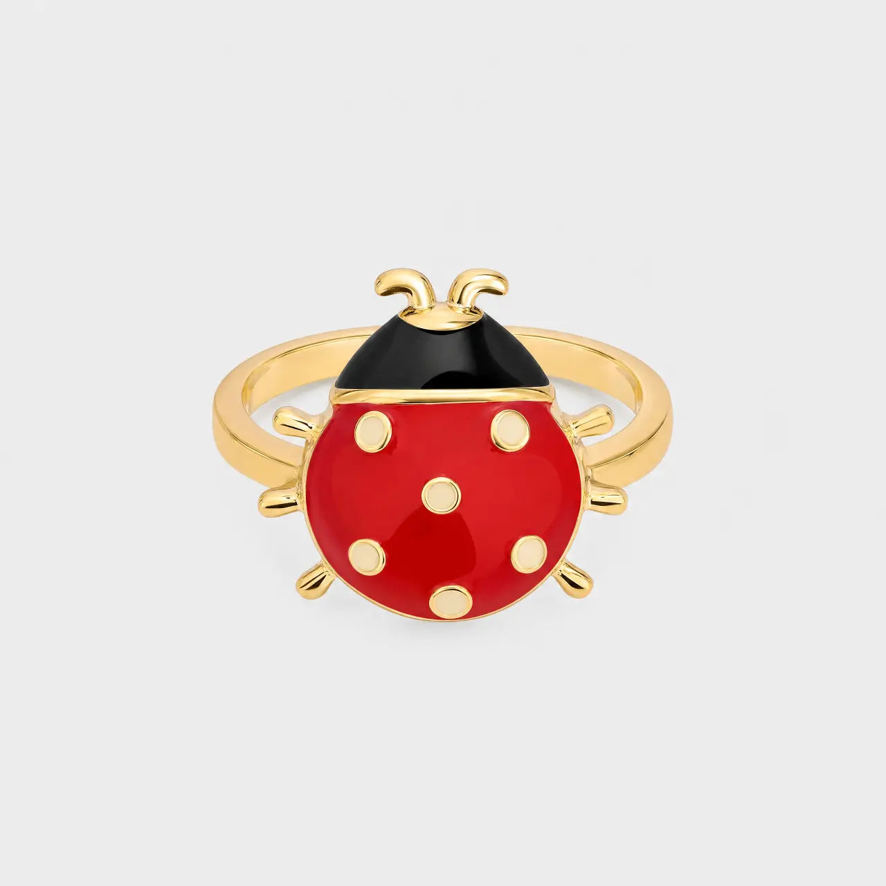 Ladybug Adjustable Ring