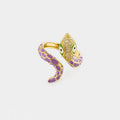 Purple Snake Ring for Women