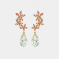 Sakura Crystal Drop Earrings