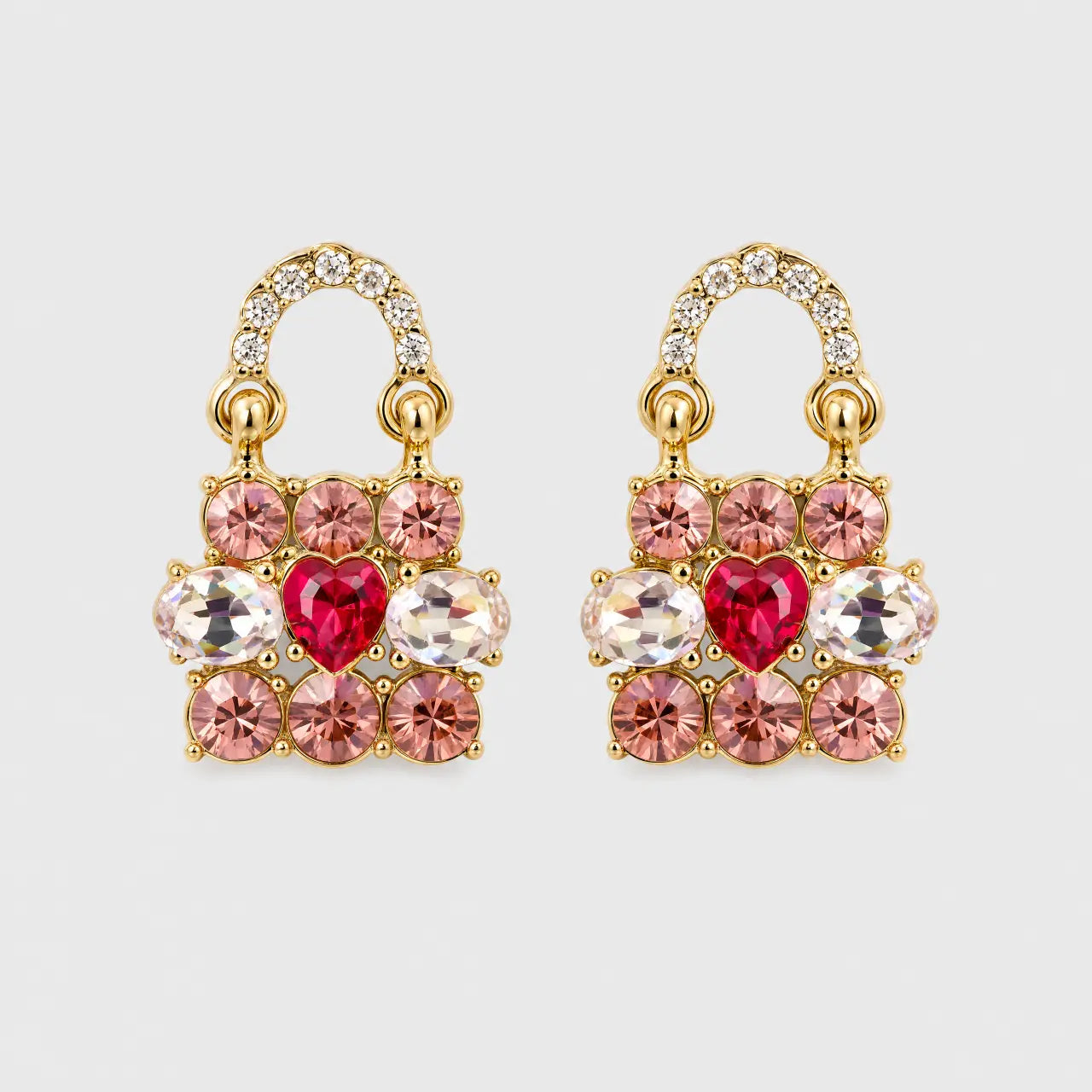 Sweetheart Lock Earrings