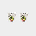 Prism Bow Anti-Tarnish Crystal Earrings