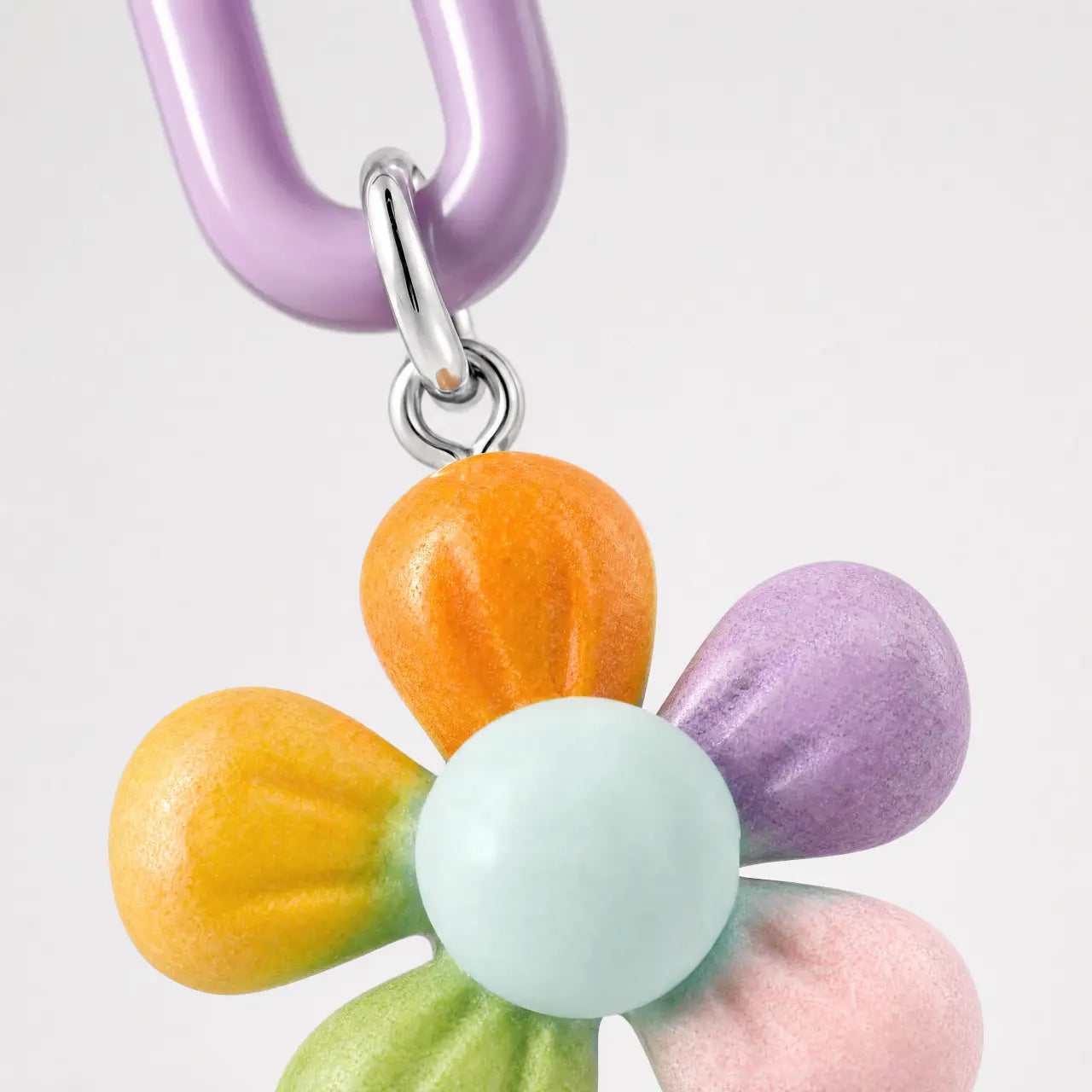 Pastel Bloom Anti-Tarnish Flower Drop Earrings
