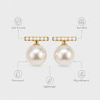 Élan Anti-Tarnish Pearl Drop Earrings
