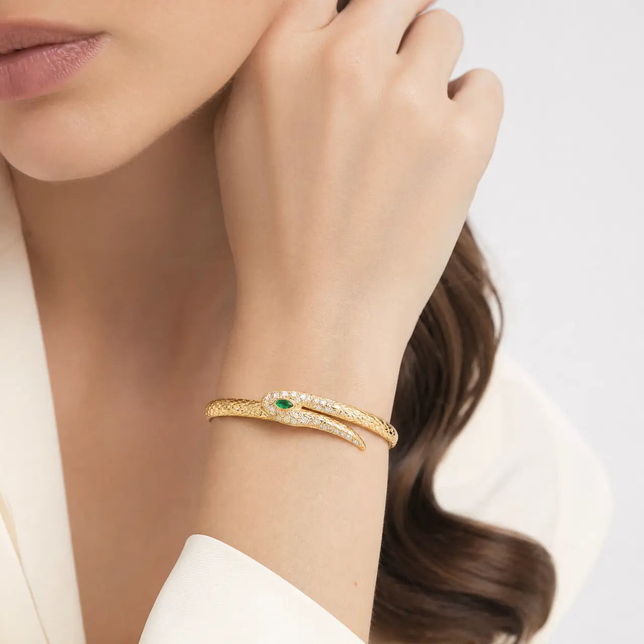 Serpentina Anti-Tarnish Snake Bracelet