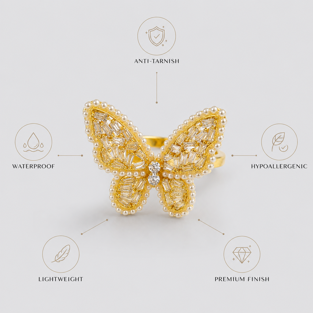 Premium Butterfly Ring