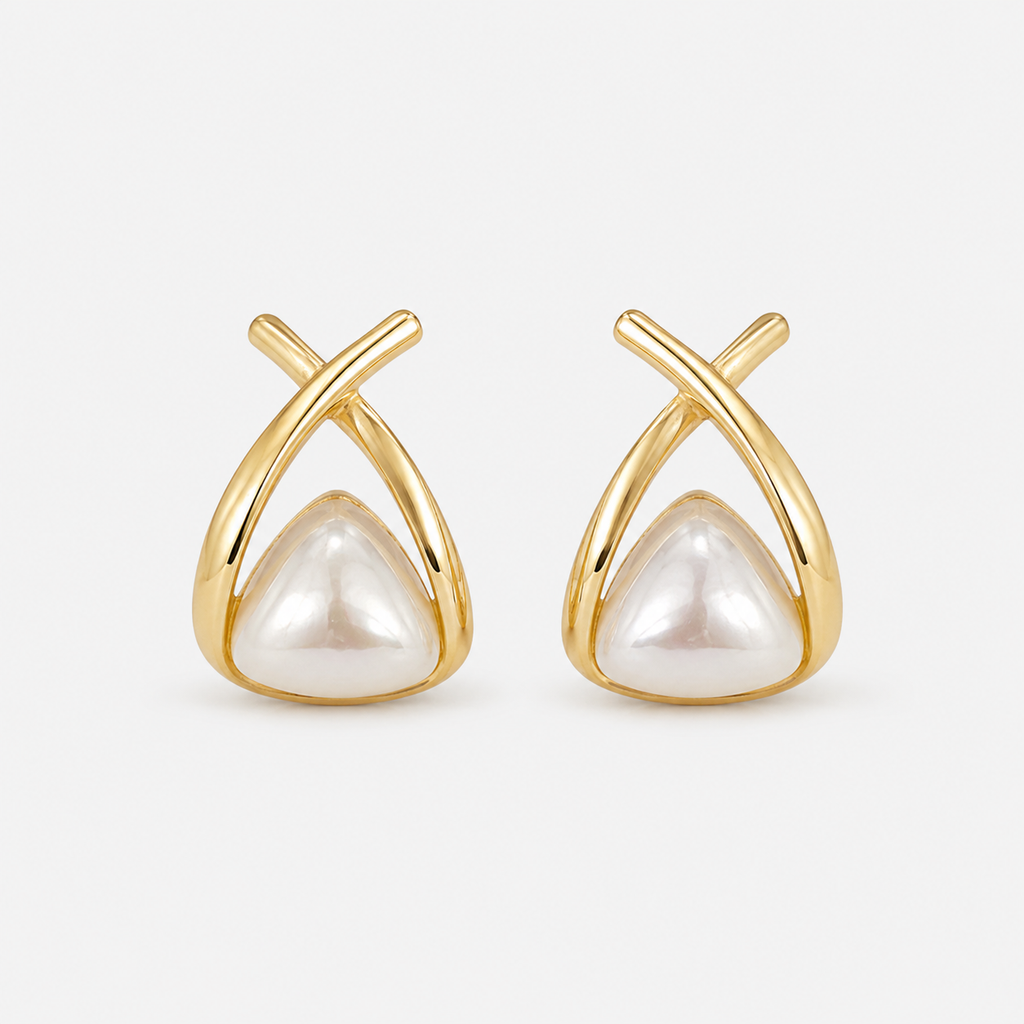 Pearl Stud Earrings