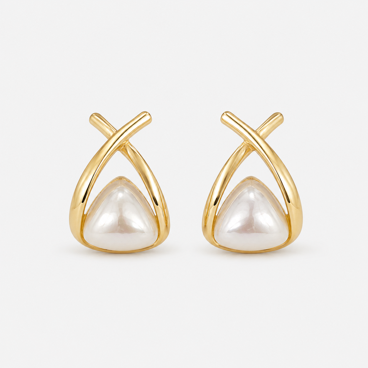 Pearl Stud Earrings