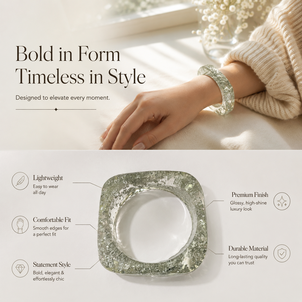 Premium Clear Fashion Bangle