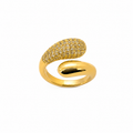 Crystal Wrap Adjustable Ring