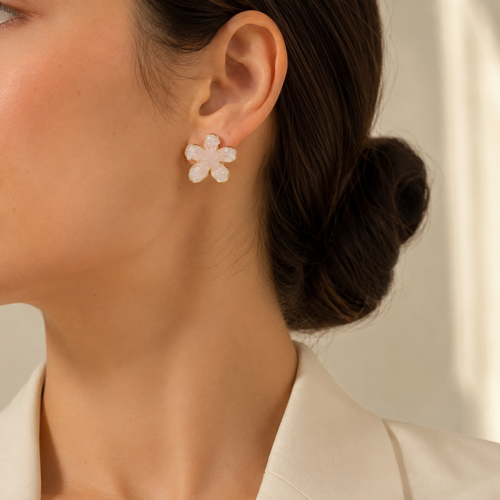 Elegant Flower Studs