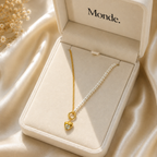 Pearl Heart Pendant Necklace