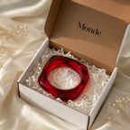 Premium Ruby Red Resin Bangle