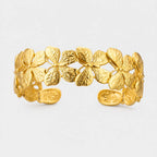 Golden Petal Open Cuff